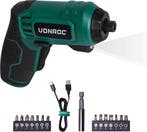 2dekans | VONROC Accu Schroefmachine – 4V – Incl. 14-delige, Doe-het-zelf en Bouw, Ophalen of Verzenden, Nieuw