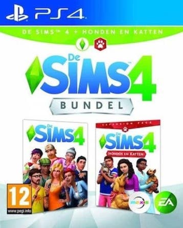 De Sims 4 + Honden en Katten Bundel (PS4 Games), Ophalen of Verzenden, Zo goed als nieuw