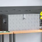 vidaXL Aluminium kist 80x30x35 cm zilverkleurig, Doe-het-zelf en Bouw, Gereedschapskisten, Verzenden, Nieuw
