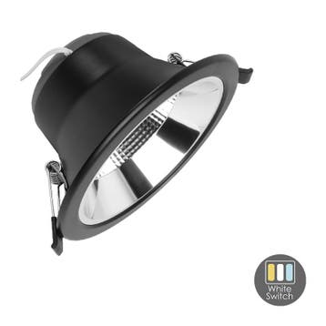 LED Downlight - Sia - CCT switch - Ø120 - 12w - Zwart, Maison & Meubles, Verzenden
