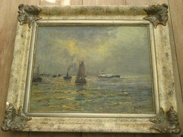 Jurrien Marinus Beek (1879-1965) - Havengezicht