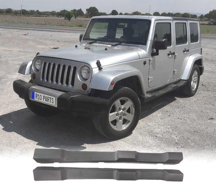 MARCHES-PIEDS JEEP WRANGLER 4P 07-17 NOIR, Autos : Pièces & Accessoires, Carrosserie & Tôlerie, Envoi