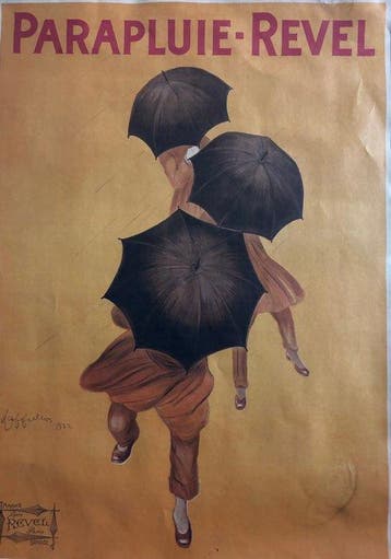 Leonetto Cappiello - Parapluie Revel - Jaren 1970