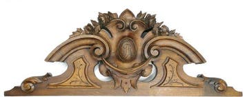 Kapiteel - 1850-1900 - fronton Rocaille, Antiek en Kunst