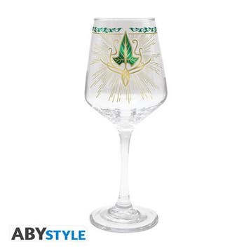 Lord Of The Rings Lorien Leaf Stemmed Glass, Collections, Lord of the Rings, Ophalen of Verzenden