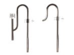 Lily Pipe set RVS staal met skimmer, Verzenden