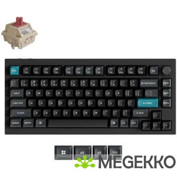 Keychron Q1 Ultra Zwart Red Switch Draadloos Mechanisch, Computers en Software, Verzenden, Nieuw