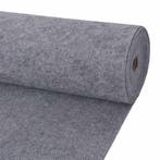 vidaXL Tapijt Grijs 1,2 x 20 m Polyester, Tuin en Terras, Verzenden, Nieuw