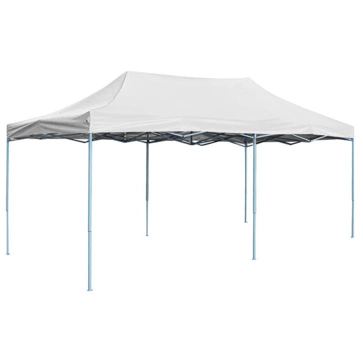 vidaXL Partytent inklapbaar 3x6 m staal wit, Tuin en Terras, Partytenten, Nieuw, Verzenden