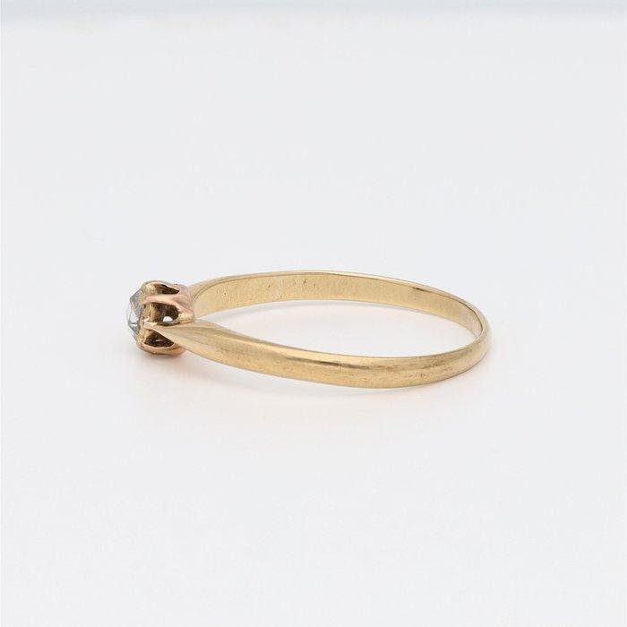 Ring - 14 karaat Geel goud - Roos, Handtassen en Accessoires, Ringen