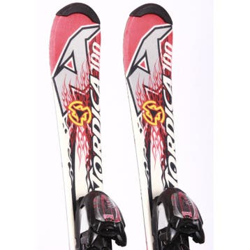 100 kinder skis NORDICA TEAM + Marker 4.5, Sport en Fitness, Verzenden, Gebruikt, Nordica