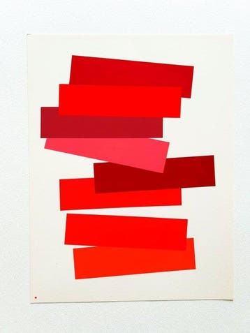 Josef Albers (1888-1976) - Interaction of Colors - V-3