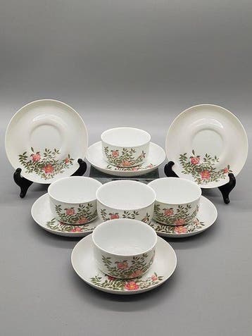 Koffieservies - Hutschenreuther Tavola Porzellan – Set, Antiek en Kunst
