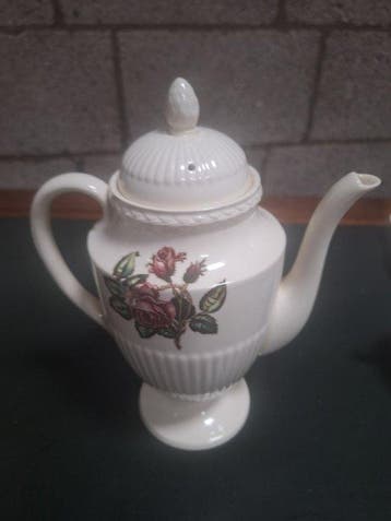 Wedgwood - Service à thé et café (14) - Moss Rose -
