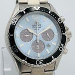 Orient - Mako Solar Chronograph - Ice Blue Dial - Zonder