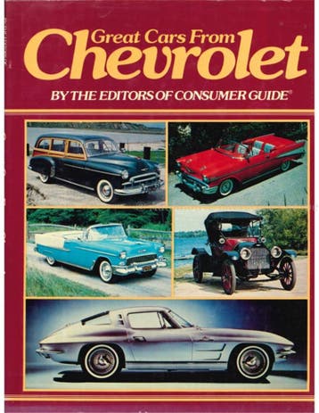 GREAT CARS FROM CHEVROLET BY THE EDITORS OF CONSUMER GUIDE, Nieuw
