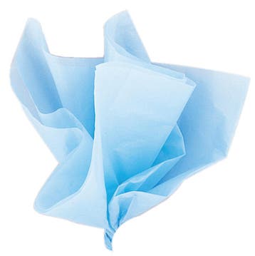 Vloeipapier Lichtblauw 31cm 10st, Verzenden, Nieuw