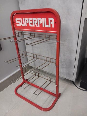 Superpila - Wandbord - IJzer - balie-display