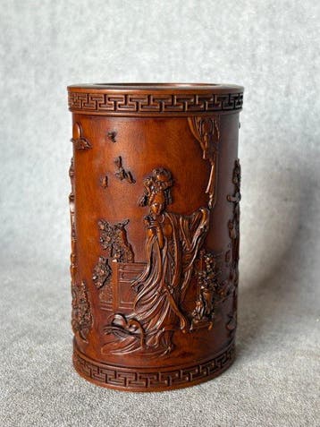 Pot à pinceaux - Wood - Buis