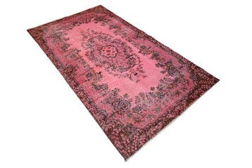 Roze vintage - Vloerkleed - 205 cm - 115 cm - met, Nieuw