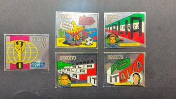 1970 Folbo Figurine Panini Mexico 70 Lotto 5 Scudetti