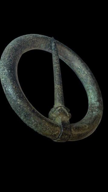 Middeleeuws Brons Ringvormige broche (Zonder minimumprijs)