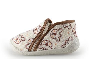 Milo &amp; Mila Pantoffels Meisjes in maat 22 Beige, Verzenden, Schoenen