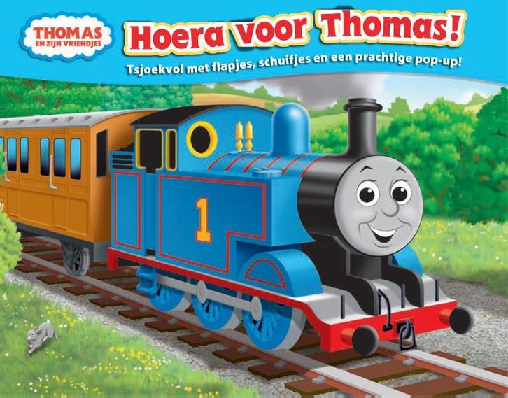 Hoera voor Thomas / Thomas de Stoomlocomotief 9789089414250, Livres, Livres pour enfants | 0 an et plus, Envoi