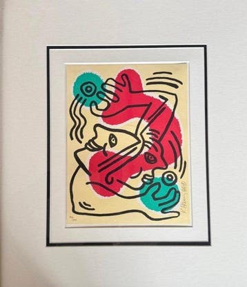 Keith Haring (1958-1990) - International Volunteer Day, Antiquités & Art