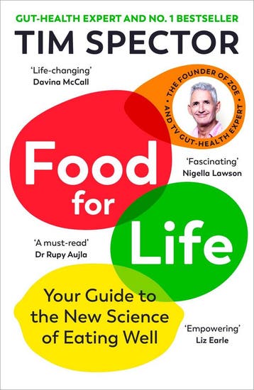 Food for life 9781529919660 Tim Spector, Verzenden, Gelezen, Tim Spector