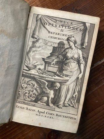 D. Antoni Nuck - Operationes & Experimenta Chirurgica - 1692