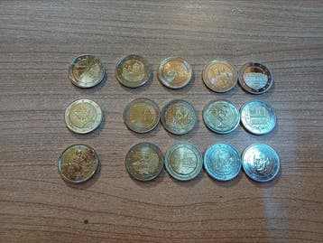 Europa. 2 Euro 2013/2026 (15 coins) (Zonder minimumprijs)