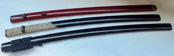 Mijn set van 3 lange katana-zwaarden. - Japan