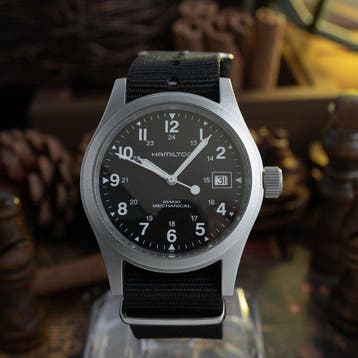 Hamilton - Khaki Field - Zonder minimumprijs - H694190 -, Nieuw