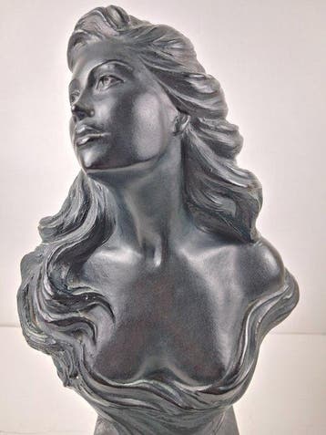 Beeld, Vintage - 40 cm - Hars, Marmer