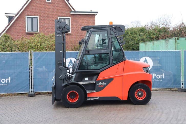 Veiling: Heftruck Linde E80-01/900 Elektrisch 8000kg 7m 2018, Articles professionnels, Machines & Construction | Chariots élévateurs & Transport interne