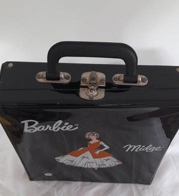 Mattel, Barbie - Figuur - Midge rood haar met Barbie koffer, Antiek en Kunst