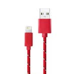 iPhone/iPad/iPod Lightning USB Oplaadkabel Gevlochten Nylon, Verzenden, Nieuw