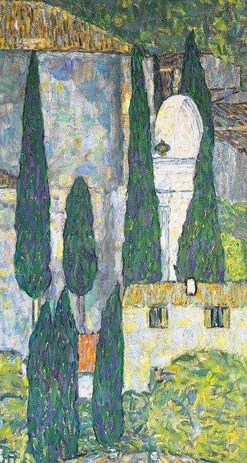 Gustav Klimt (1862-1918) - “Chiesa a cassone sul garda,