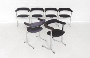 Stoel (6) - Roestvrij staal - Designerstoelen