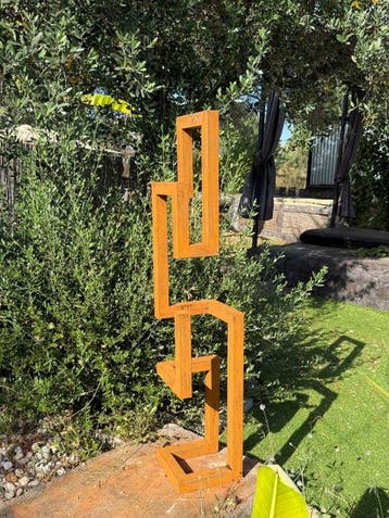 Ana Lucia B.M - Sculpture Corten - XXL - NO Reserve