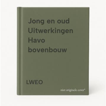 Jong en oud Uitwerkingen Havo bovenbouw 9789461100900 LWEO, Boeken, Schoolboeken, Verzenden, Gelezen, LWEO