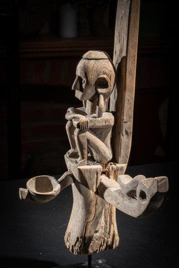 Statuette Leti – Indonesië, samengesteld uit 3 delen - leti,