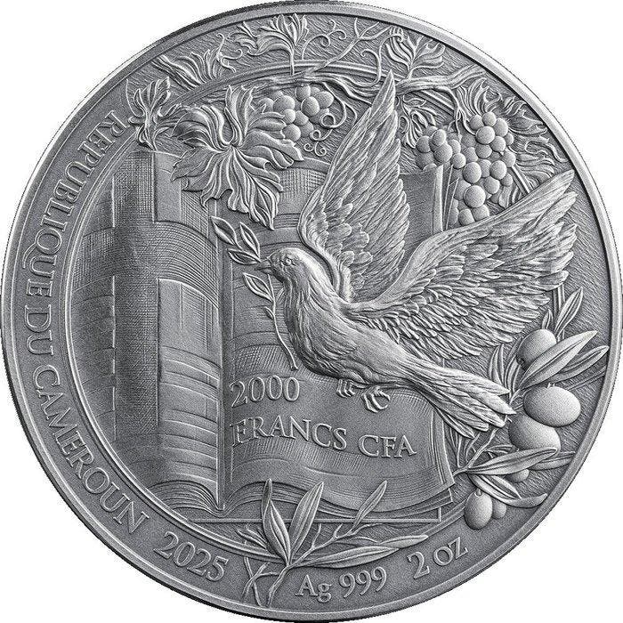 Kameroen. 2000 Francs 2025 The Annunciation - Bible Stories, Postzegels en Munten, Munten | Europa | Niet-Euromunten