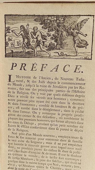 Histoire de lancien et du nouveau testament , et des juifs -, Antiek en Kunst, Antiek | Boeken en Manuscripten