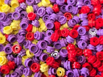 Lego Onderdelen - Flower mix 34 - 3 flowers colors c.a., Nieuw
