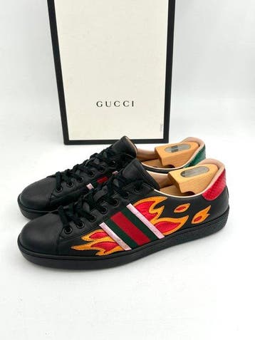 Gucci - Ace Flames - Sneakers - Taille : EU 42, Vêtements | Hommes, Chaussures