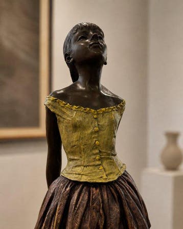 Edgar Degas (1834-1917) - after - sculptuur, Ballerina “La, Antiek en Kunst