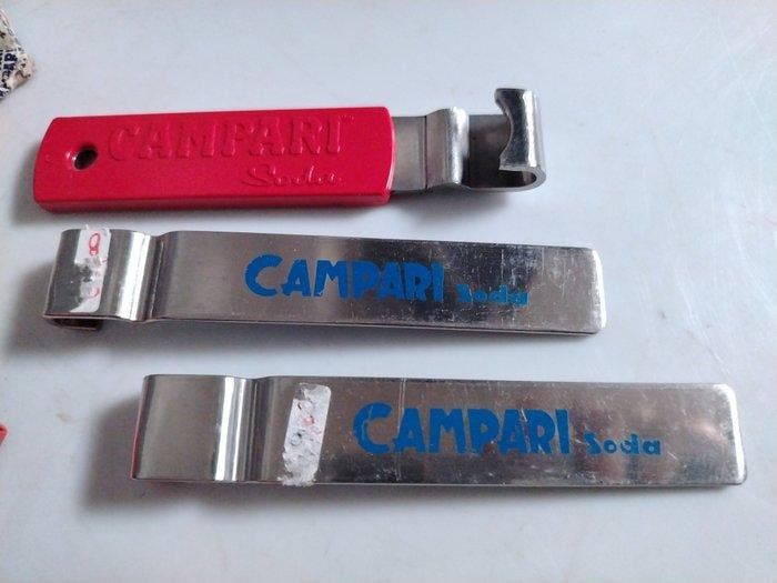 Campari - Pubblicitario - Italia 1980s - Bar - Verre,, Antiek en Kunst, Curiosa en Brocante
