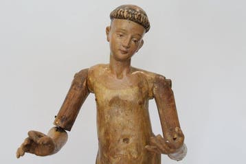 Sculpture, Santo da processione - 60 cm - Bois polychrome, Antiquités & Art